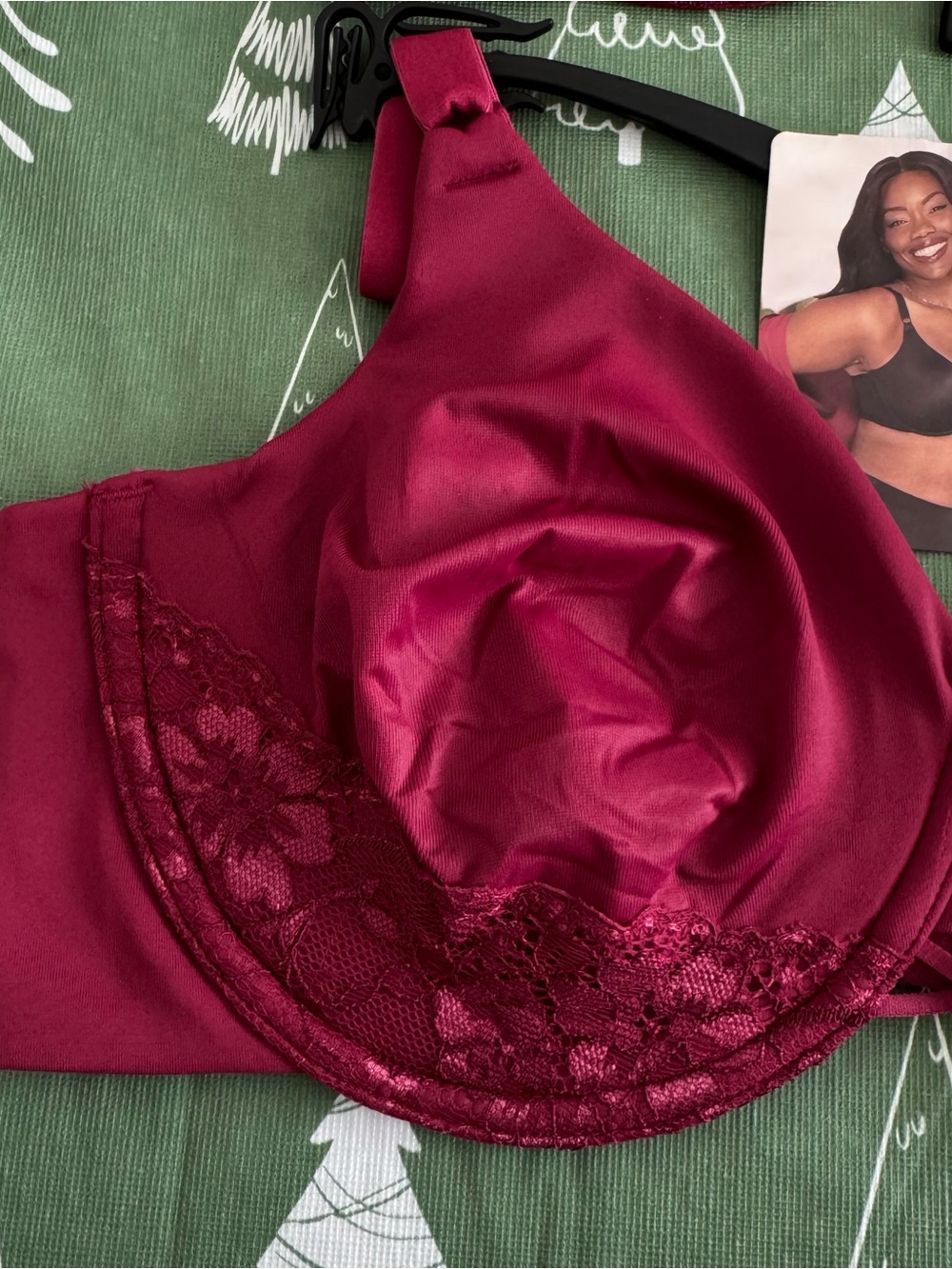 Vanity Fair Radiant Back Smoothing Underwire Bra 38C Magenta Red NWT Lot of 2 - Picture 5 of 16